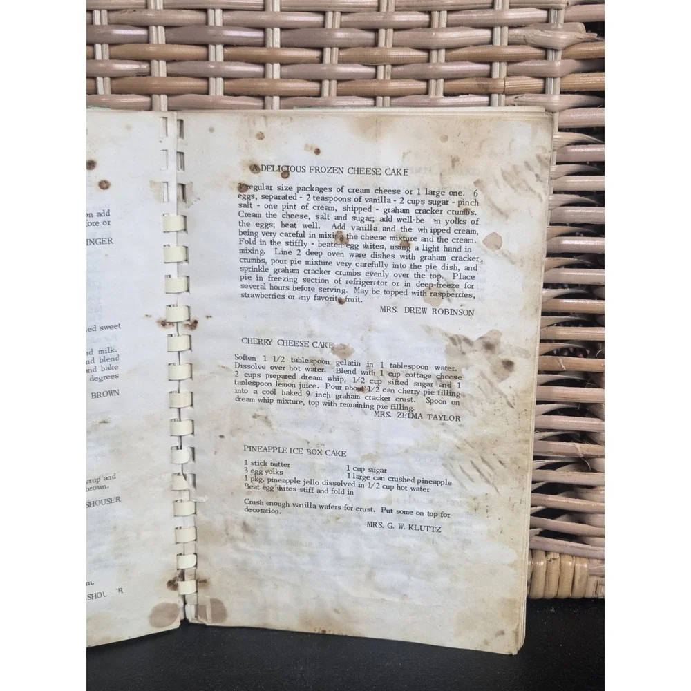 Rockwell North Carolina Cookbook Order Of The Eastern Star Chapter No. 317 OES